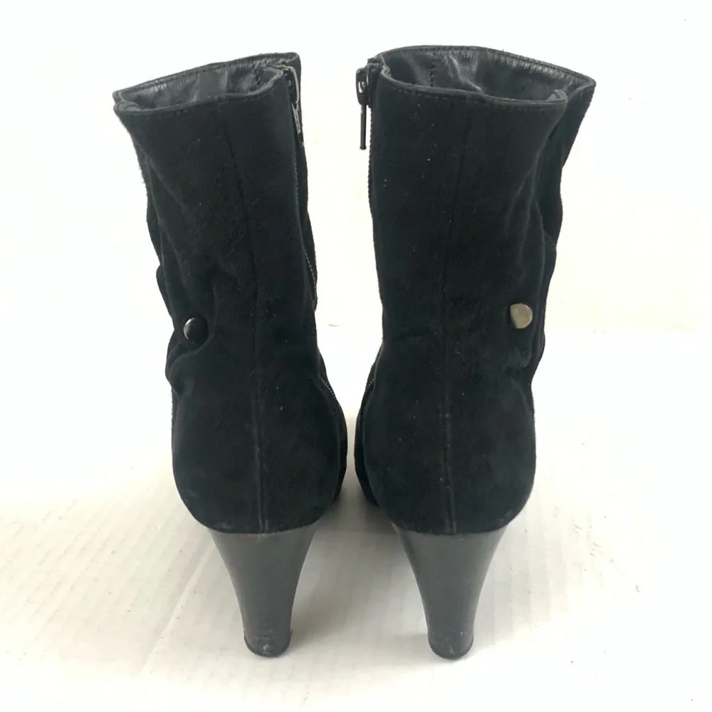 Paul Green Faux Fur Lined Suede Boots  - Size 6